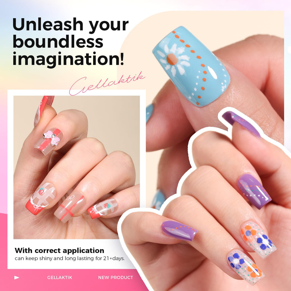 Emballage stylos de nail art GELLAKTIK
