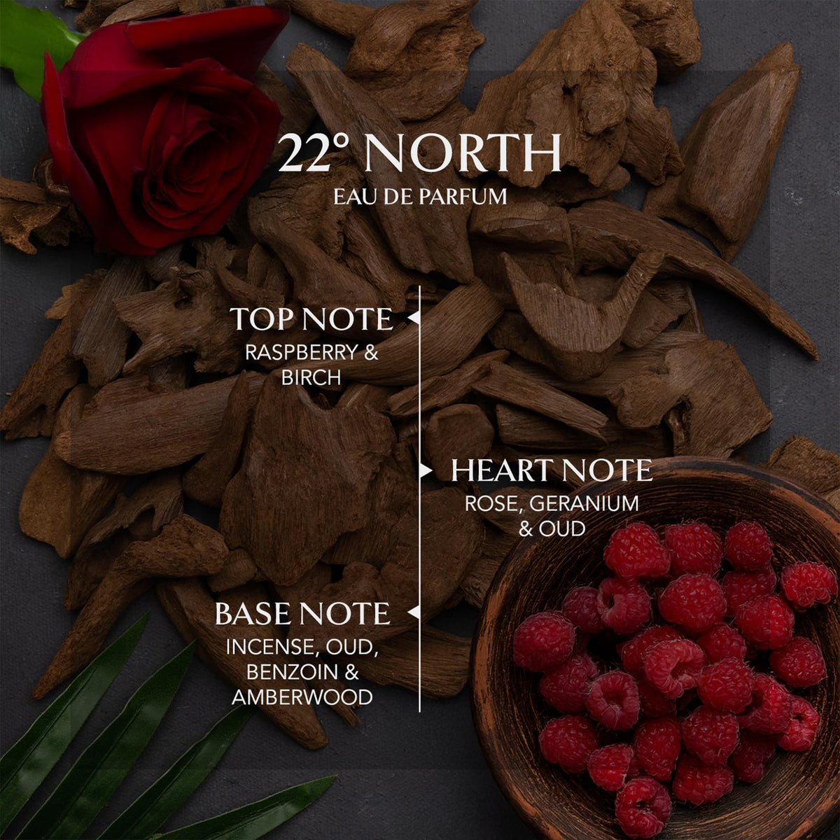 EMBAROUGE Eau De Parfum sur une table en bois