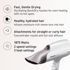 Embout oscillant du Sèche-Cheveux Panasonic Nanoe EH-NA67-W