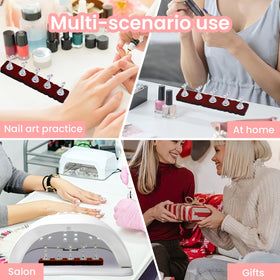 Ensemble complet de supports d'ongles ESUOHYM avec accessoires