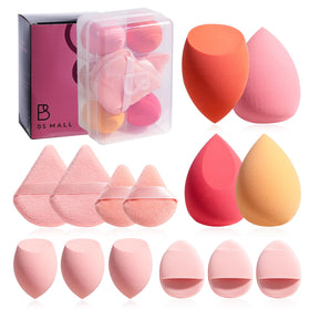 Ensemble d'éponges de maquillage BS-MALL 14 pièces, vue avant