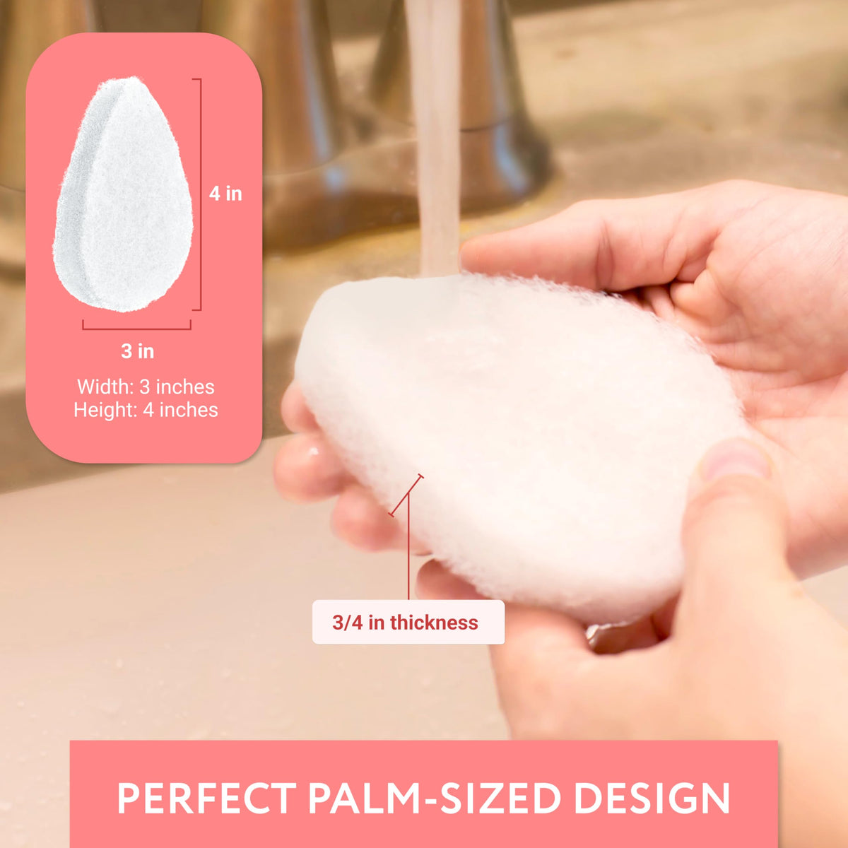 Ensemble de 10 éponges exfoliantes IMPRESA