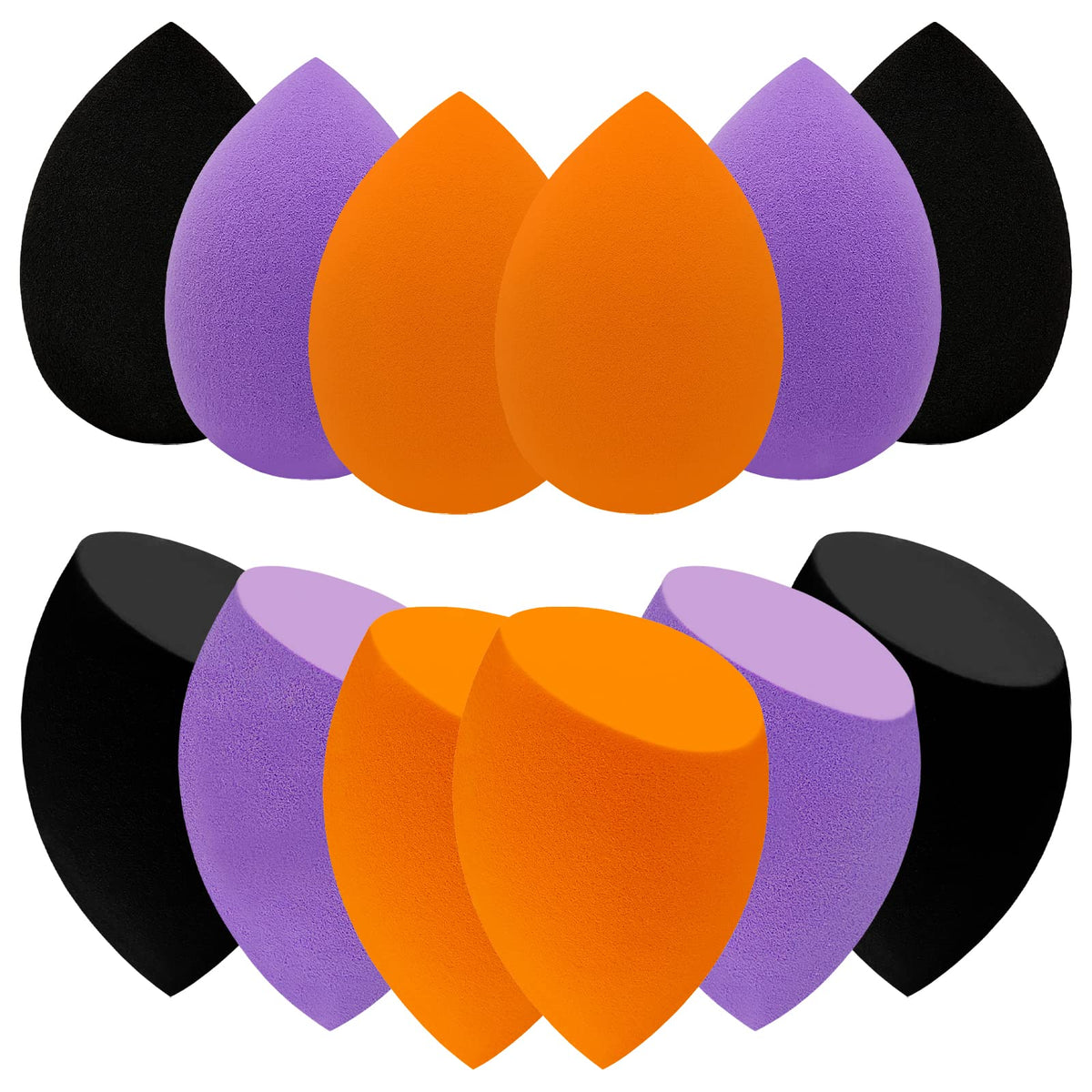 Ensemble de 12 éponges à maquillage Scartink avec 3 couleurs différentes