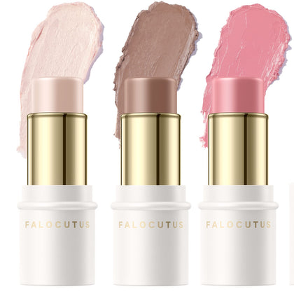 Ensemble de 3 Pcs Contour Stick Falocutus sur fond blanc