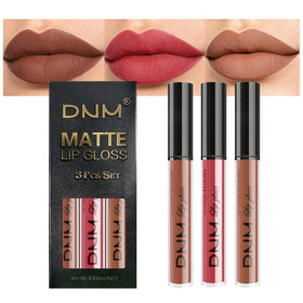 Ensemble de 3 rouges à lèvres mat evpct avec packaging élégant