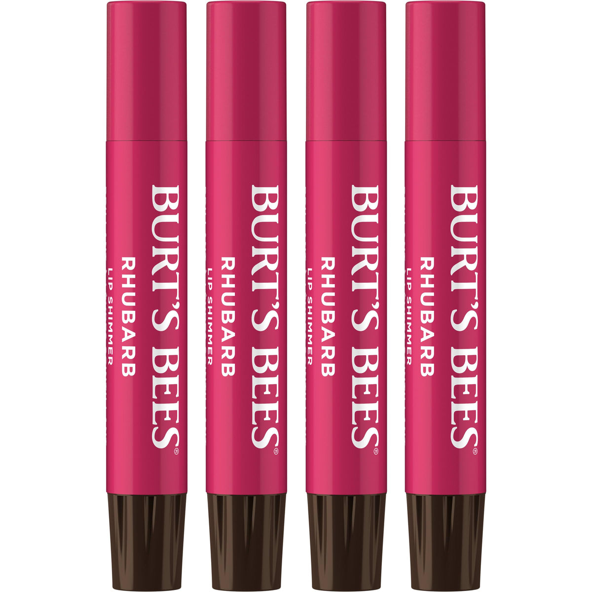 Ensemble de 4 baumes à lèvres teintés Burt's Bees en emballage recyclable