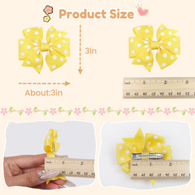 Ensemble de 40 bows en grosgrain dans diverses couleurs
