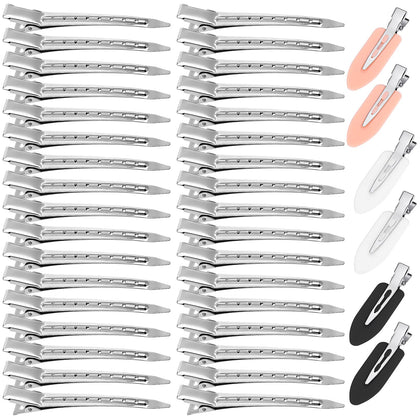 Ensemble de 40 clips à cheveux JZko, incluant 34 clips alligator et 6 clips sans marque