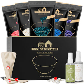 Ensemble de perles de cire Lifestance avec 5 types de cires et accessoires