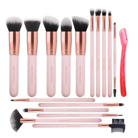 Ensemble de pinceaux de maquillage Real Perfection 16 pièces vue avant