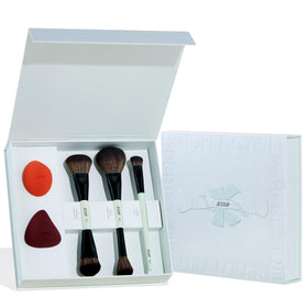 Ensemble de pinceaux Jessup avec éponge dans une boîte cadeau