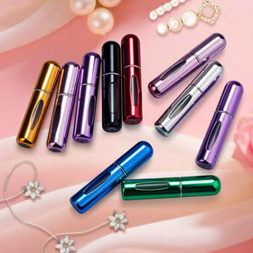 Ensemble de quatre flacons atomiseurs forebile en couleurs variées