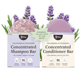 Ensemble de shampooing et après-shampooing volumisant The Earthling Co. vue de face