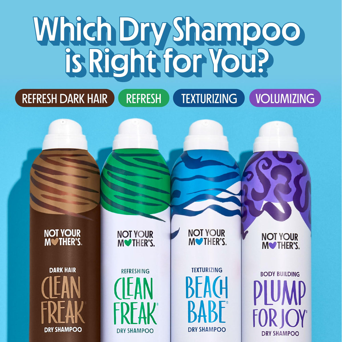 Ensemble de shampooing sec Not Your Mother's avec arrières de produits capillaires