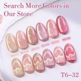Ensemble de vernis gel Cat Eye Double Rhythm avec couleurs variées