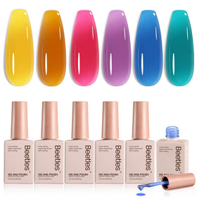 Ensemble de vernis gel Luminous Cocktail de beetles, six couleurs