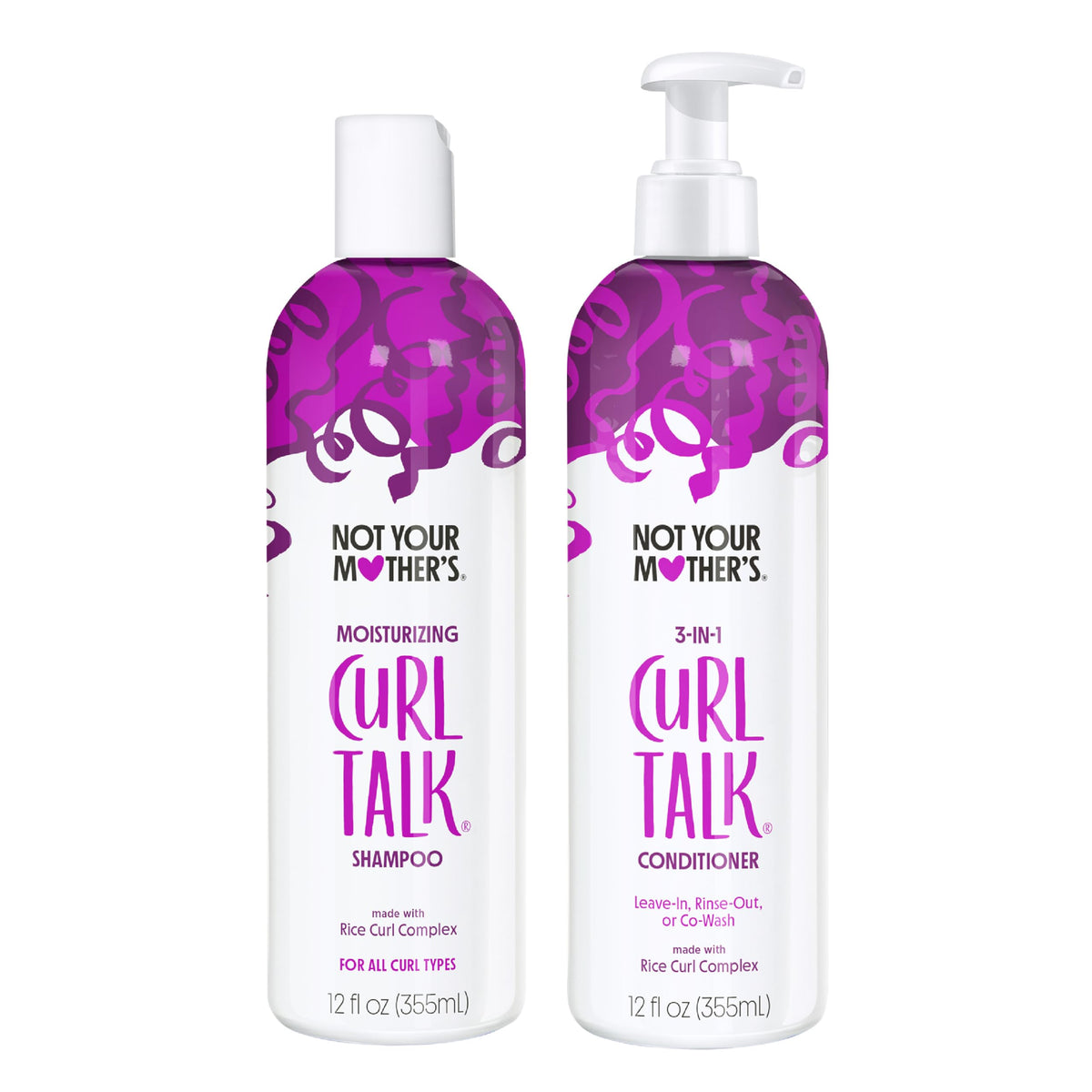 Ensemble Not Your Mother's Shampoo et Après-Shampooing Curly Hair 780g