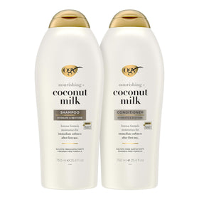 Ensemble OGX Shampoo et Après-Shampooing Nourrissant au Lait de Coco 750 ml