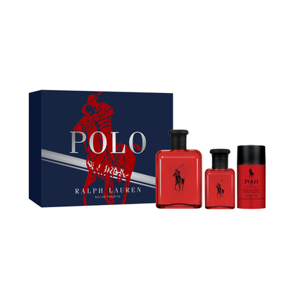 Ensemble Polo Red Eau de Toilette 4,2 Fl Oz avec déodorant en boîte cadeau
