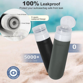 Entonnoir et spatules du kit de voyage Quatish
