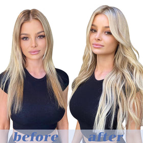 Entretien des extensions capillaires GOO GOO avec produit capillaire