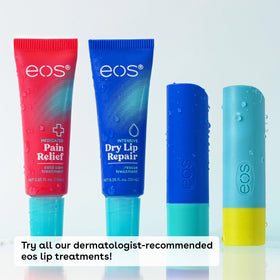 eos Baume à Lèvres Réparateur Hero 24H Hydratation Fraise en application