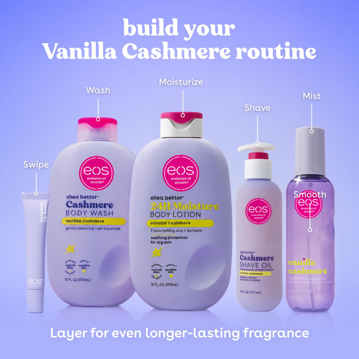 eos Beurre à Lèvres Vanilla Cashmere 25g dans un environnement cosy