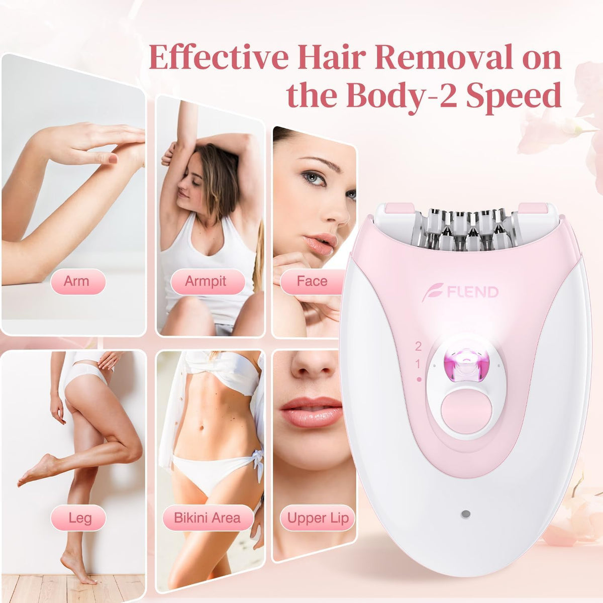 Épilateur BEAUZMO avec coussin de massage