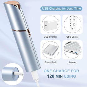 Épilateur facial innobeaut avec brosse de nettoyage incluse