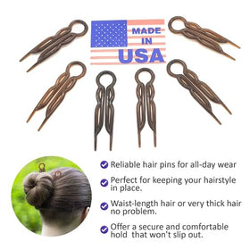 Épingle à cheveux Good Hair Days sur fond blanc