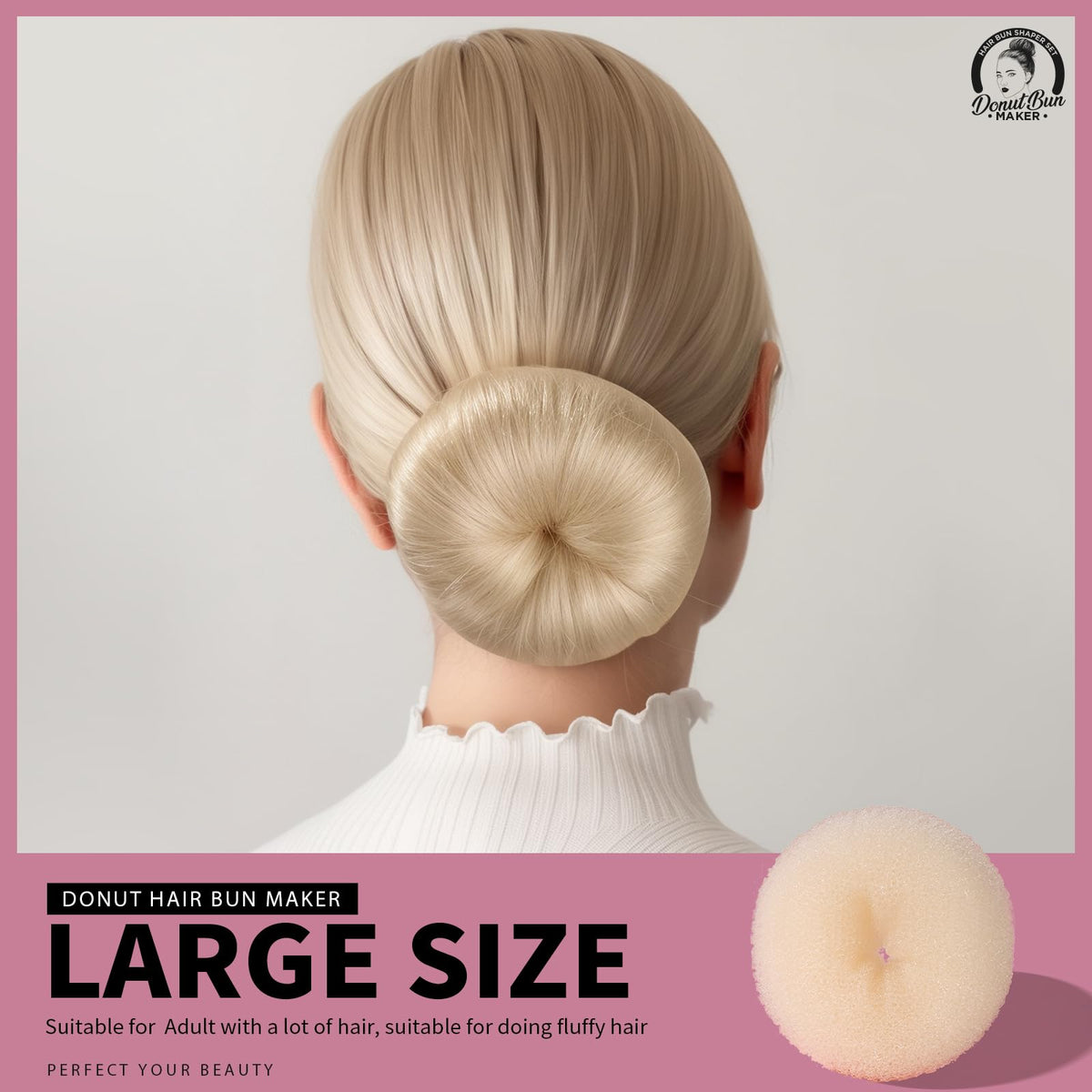 Épingles à cheveux blondes de 6 cm pour maintenir les coiffures