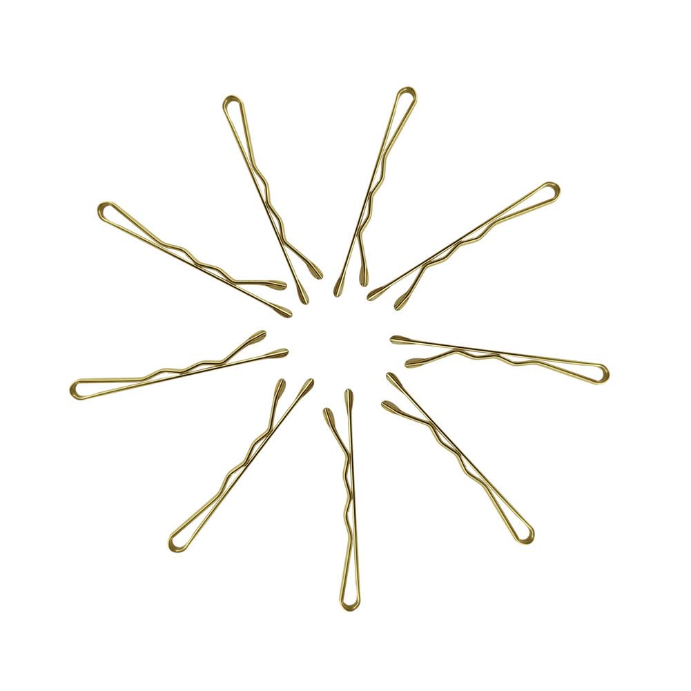 Epingles à cheveux dorées YINGFENG sur fond blanc