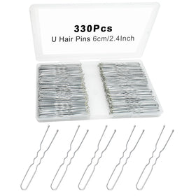 Épingles à cheveux en U YINGFENG 330 comptant dans une boîte de rangement