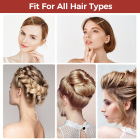 Épingles à cheveux EWAGOA utilisées dans une coiffure