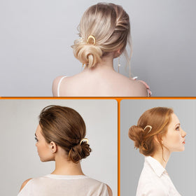 Épingles à cheveux françaises BEoffer en argent, vue de profil