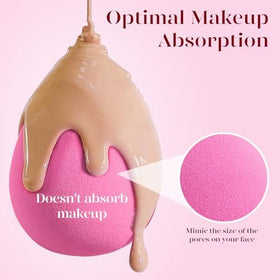 Éponge BEAKEY dans une trousse de maquillage