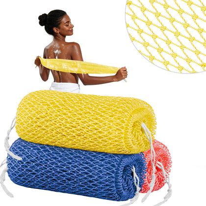 Éponge de bain africaine CLEANGOR en nylon, vue de face