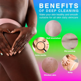 Éponge de bain africaine UJFQBH avec texture visible