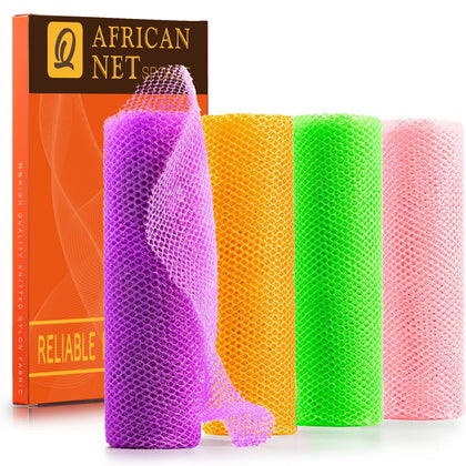 Éponge de bain africaine UJFQBH couleur violette vue de face