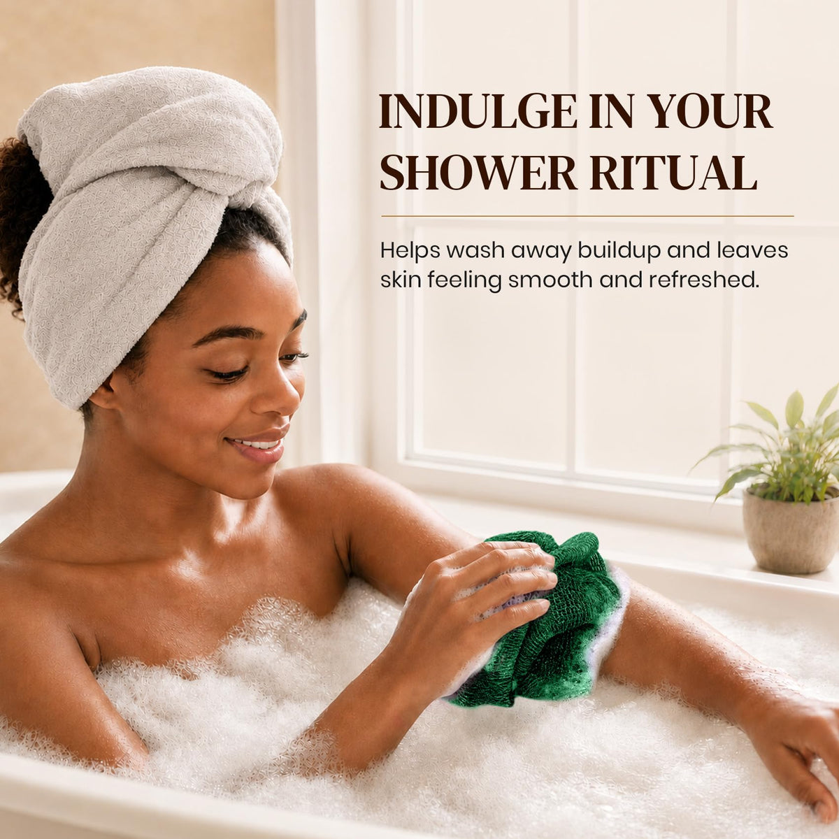 Éponge de bain FUTRICREAT pliée pour rangement