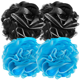 Éponge de bain loofah Farmoga colorée avec ruban de suspension