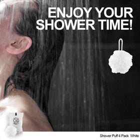 Éponge de bain Loofah WhaleLife, vue arrière
