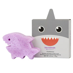 Éponge de Bain Sammy Shark de SPONGELLÉ vue de face