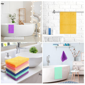 Éponge de bain UJFQBH utilisée dans une baignoire