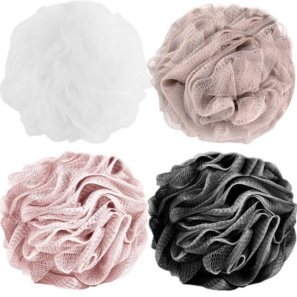 Éponge de douche Fu Store couleur rose, vue de face