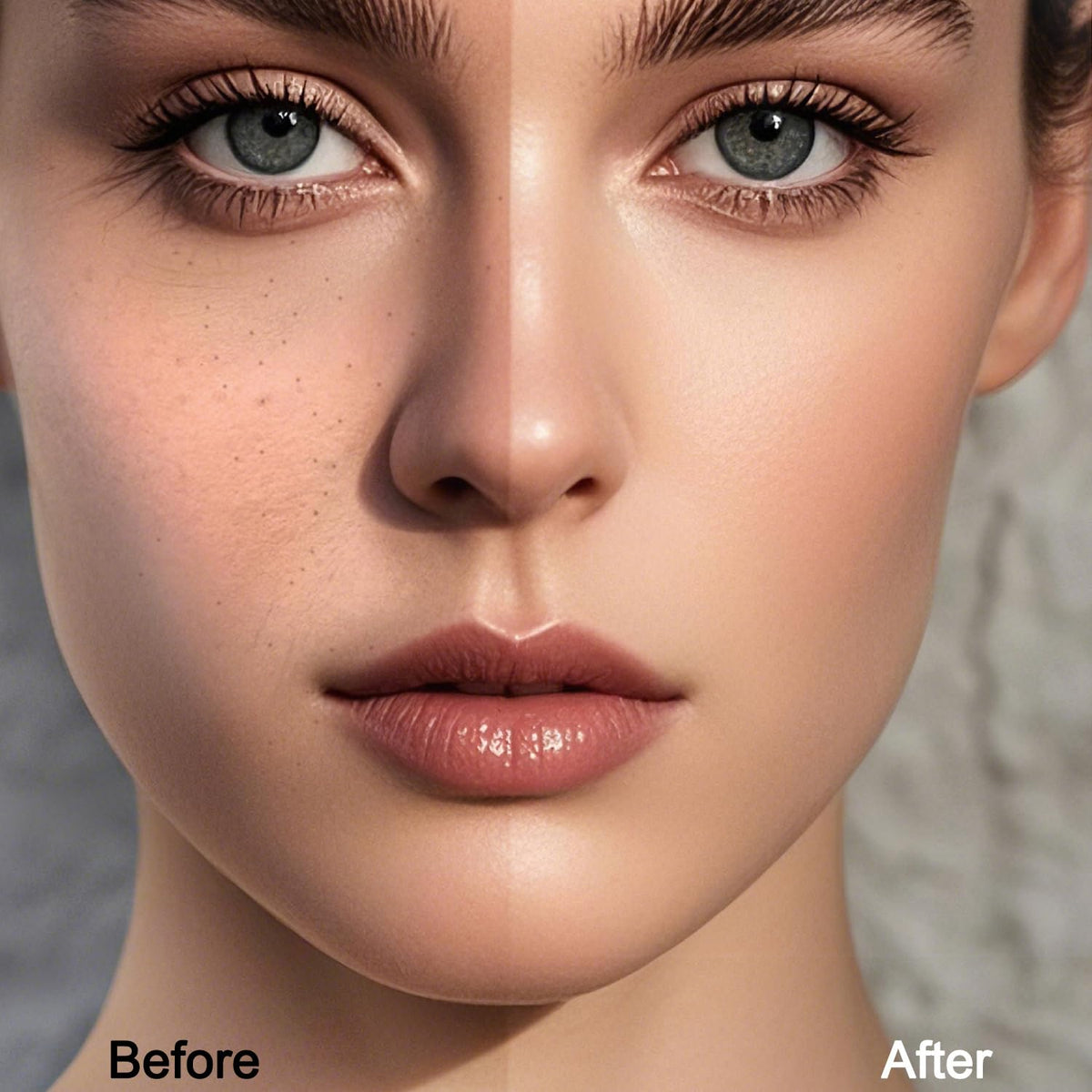 Éponge de maquillage avec application de fond de teint