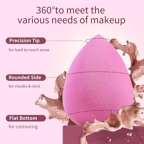 Éponge de maquillage BEAKEY montrant sa texture douce