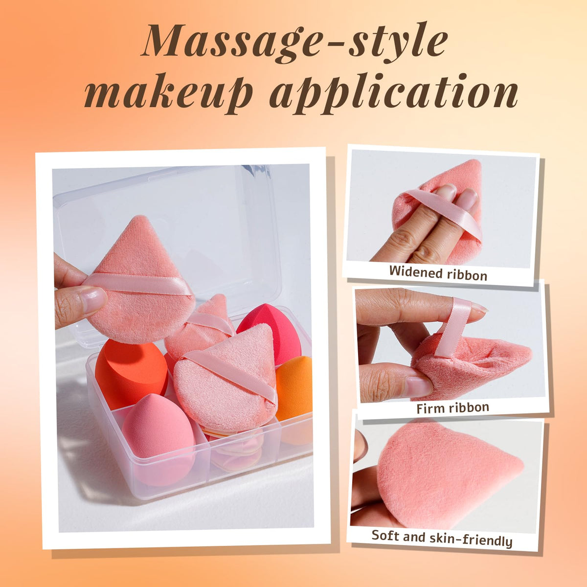 Éponge de maquillage BS-MALL pour application de fond de teint