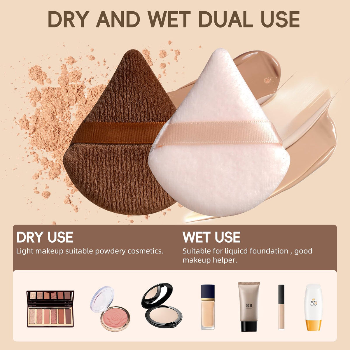 Éponge de maquillage incluse dans le set BS-MALL