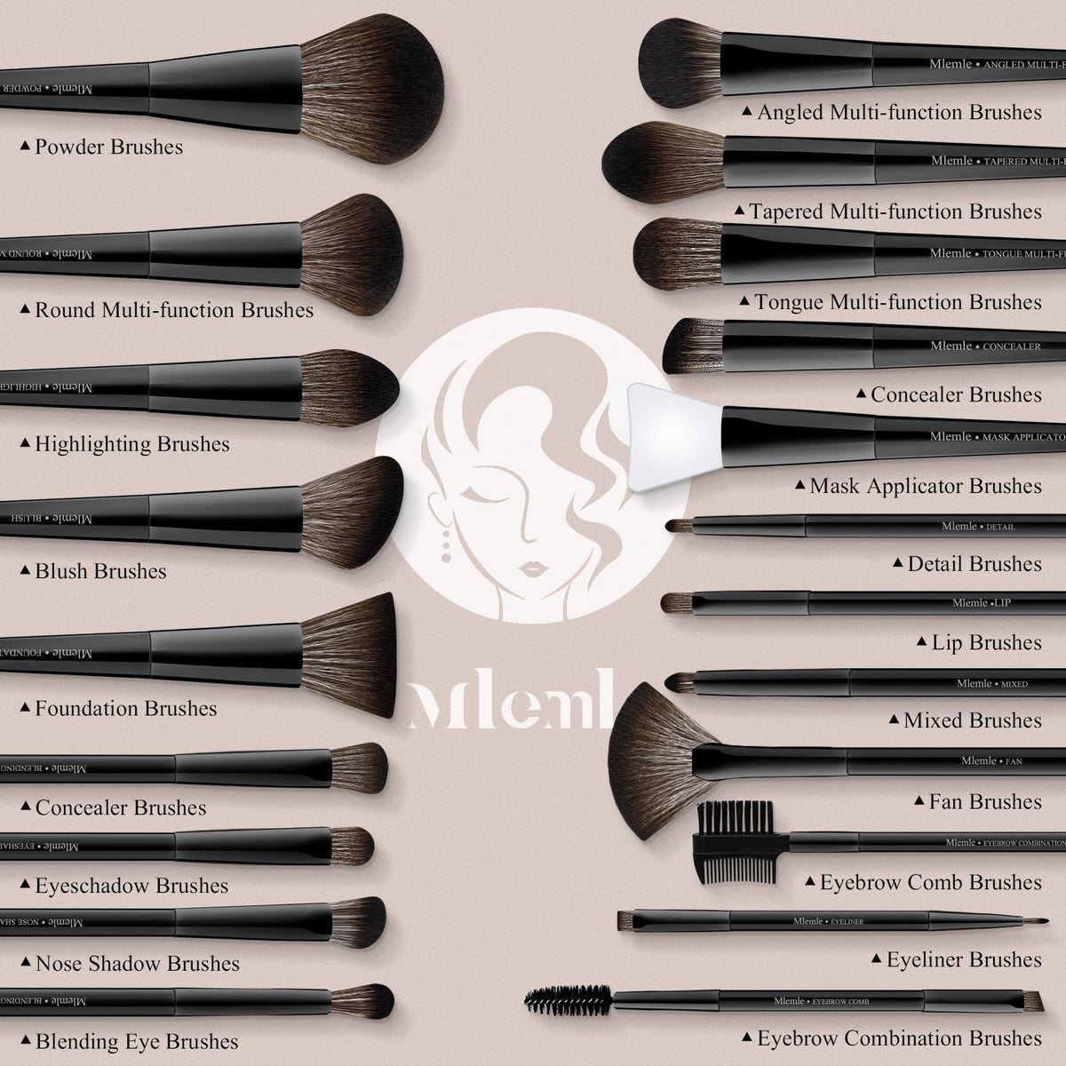 Éponge de maquillage Mlemle en détail